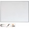 Nobo - Petit Tableau Magnetique avec Cadre en Aluminium, Effacable a  Sec, Maison/Bureau, 585 x 430 mm, Fixations Murales / Marq