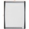 Nobo - Mini Tableau Blanc Magnetique Mural avec Cadre Incurve, Marqueur Aimants et Kit de Fixation Murale Inclus, Maison/Bureau,