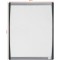 Nobo - Mini Tableau Blanc Magnetique Mural avec Cadre Incurve, Marqueur Aimants et Kit de Fixation Murale Inclus, Maison/Bureau,