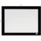 Nobo - Petit Tableau Blanc Magnetique Mural avec Cadre Noir, Kit de Fixation Murale Inclus, Maison/Bureau, 585 x 430 mm, 1903785