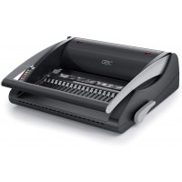 Gbc 4401845 Machine a  Relier avec Indicateurs d'alignement des Poincons (Capacite de Perforation 20 Feuilles, Capacite de Reliu