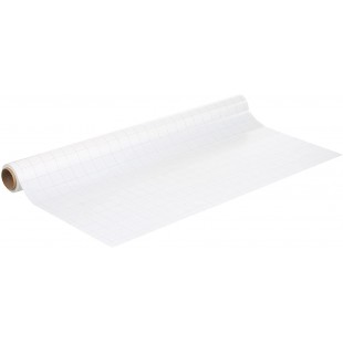 Nobo 1905157 Lot de 25 Feuilles Tableau Blanc a coller n'importe ou pour une surface effacable a sec instantanee/am