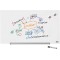 Nobo Tableau Blanc Magnetique Verre avec Porte-Marqueurs Amovible, 680 x 380 mm, Systeme de Fixation InvisaMount, Impression Pro