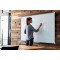 Nobo Tableau Blanc Magnetique emaille, 900 x 600mm, Cadre Aluminium, Montage Mural par les Coins, Marqueur Inclus, Premium Plus,