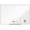 Nobo Tableau Blanc Magnetique emaille avec Porte-Marqueurs, 900 x 600 mm, Bords Fins, Systeme de Fixation InvisaMount, Impressio