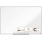 Nobo Tableau Blanc Magnetique Acier Nano Clean avec Porte-Marqueurs, 900 x 600 mm, Bords Fins, Systeme de Fixation InvisaMount, 