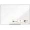 Nobo Tableau Blanc Magnetique Acier Nano Clean avec Porte-Marqueurs, 900 x 600 mm, Bords Fins, Systeme de Fixation InvisaMount, 