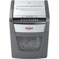 Rexel 2020050X Auto+ 50X - Destructeur de Documents Automatique Coupe Croisee Securite P4, Capacite 50 Feuilles, Corbeille 20 li