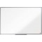 Nobo Tableau Blanc Magnetique emaille, 900 x 600mm, Cadre Aluminium, Montage Mural par les Coins, Porte-Marqueur Inclus, Essence