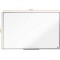 Nobo Tableau Blanc Magnetique emaille, 900 x 600mm, Cadre Aluminium, Montage Mural par les Coins, Porte-Marqueur Inclus, Essence