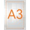 Nobo A3 Acrylic Wall Mounted Repositionable Poster Frame, Frameless, Portrait/Landscape, Suction Cup Pad Mounting, Premium Plus,