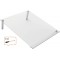 Nobo - Mini Tableau Memo Incline Transparent Effacable pour Bureau, Acrylique, A4, Facile a  Effacer, 210 x 297 mm, Feutre Marqu