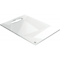 Nobo - Mini Tableau Memo Transparent Effacable pour Bureau, Poignee Integree, Acrylique, A4, Facile a  Effacer, 210 x 297 mm, Fe
