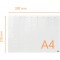 Nobo - Mini Tableau Agenda Semainier Transparent Effacable en Acrylique, Format A4, Facile a  Effacer, 210 x 297 mm, Feutre Marq