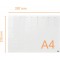 Nobo - Mini Tableau Agenda Semainier Transparent Effacable en Acrylique, Format A4, Facile a  Effacer, 210 x 297 mm, Feutre Marq