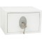 Coffre Fort de securite gamme FORTRESS serie SS1181K. Serrure a  cle. 8L. Fixation au sol. Blanc