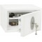 Coffre Fort de securite gamme FORTRESS serie SS1181K. Serrure a  cle. 8L. Fixation au sol. Blanc