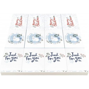 Clairefontaine X-29556-BXC - Un lot de 12 mini boites motifs assortis Empreintes