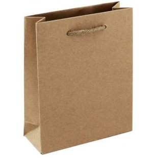 Clairefontaine 28800-0C - Un sac cadeau pocket 17x6x22 cm, Kraft brut