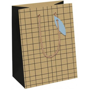 Clairefontaine 28794-0C - Un sac cadeau pocket 17x6x22 cm 210g en kraft 100 % recycle, Minimalist