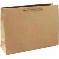 Clairefontaine 28800-6C - Un sac cadeau shopping 37,3x11,8x27,5 cm, Kraft brut