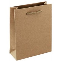 Clairefontaine - Un petit sac cadeau 13x5x16 cm, Kraft brut