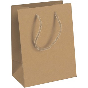 Clairefontaine 28800-3C - Un sac cadeau moyen 21,5x10,2x25,3 cm, Kraft brut