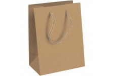 Clairefontaine 28800-3C - Un sac cadeau moyen 21,5x10,2x25,3 cm, Kraft brut