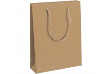 Clairefontaine 28800-2C - Un sac cadeau large 26,5x14x33 cm, Kraft brut