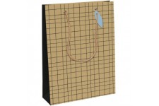 Clairefontaine 28794-2C - Un sac cadeau large 26,5x14x33 cm 210g en kraft 100 % recycle, Minimalist