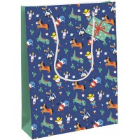 Clairefontaine 28782-2C - Un sac cadeau large 26,5x14xx33 cm 210g, Heros de mon enfance, Garcons