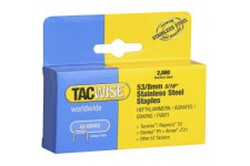 Agrafes 53/8mm en Acier Inoxydable (Lot de 2000)