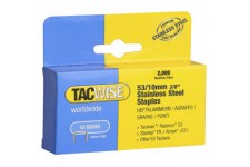 1270 Lot de 2000 agrafes en acier inoxydable 53 x 10 mm