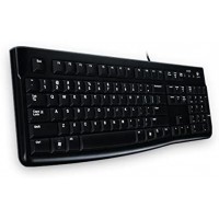 Logitech K120 Clavier Filaire pour Windows, Clavier Allemand QWERTZ - Noir