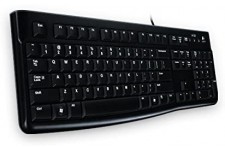 Logitech K120 Clavier Filaire pour Windows, Clavier Allemand QWERTZ - Noir