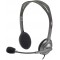 Logitech H110 Casque Filaire, Ecouteurs Stereo avec Micro Anti-Parasite, Double Fiche Jack 3,5mm, PC/Mac/Portable - Noir