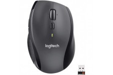 Logitech M705 Souris sans Fil Marathon, 2,4 GHz avec Nano-Recepteur USB Unifying, Suivi Laser 1000 PPP, 7 Boutons, 2 Boutons Sup