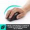 Logitech M705 Souris sans Fil Marathon, 2,4 GHz avec Nano-Recepteur USB Unifying, Suivi Laser 1000 PPP, 7 Boutons, 2 Boutons Sup