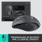 Logitech M705 Souris sans Fil Marathon, 2,4 GHz avec Nano-Recepteur USB Unifying, Suivi Laser 1000 PPP, 7 Boutons, 2 Boutons Sup