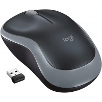 Logitech M185 Souris Sans Fil, 2.4 GHz avec Mini Recepteur USB, Longevite de la Pile 12 Mois, Resolution du Capteur 1000 PPP, Am