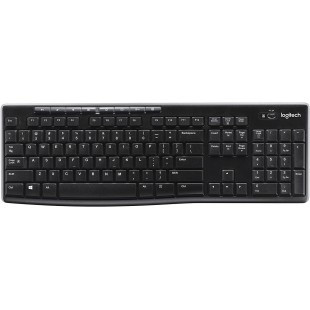 Logitech K270 Clavier Sans Fil pour Windows, Clavier Allemand QWERTZ - Noir