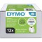 DYMO LW grandes etiquettes autocollantes pour expeditions et badges nominatifs,54 mmx101mm,12rouleaux de 220 etiquettes (2 640 e