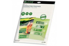 Esselte-Leitz 16917 Lot de 25 pochettes de plastification thermique format A4 epaisseur 80 microns