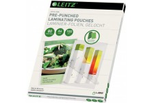 Leitz Paquet de 100 Pochettes de plastification a  chaud 80 microns A4 Brillant