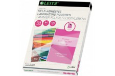 Leitz Paquet de 100 Pochettes de plastification a  chaud 125 microns A4 Brillant