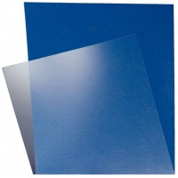 Leitz Couvertures de Reliure Transparentes A4, Lot de 100, 180 microns, Transparent, 33681