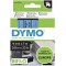 Dymo D1 etiquettes Standard 9 mm x 7 m - Noir sur Bleu