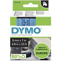 Dymo D1 etiquettes Standard 9 mm x 7 m - Noir sur Bleu