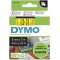 Dymo S0720790 Etiquette avec adhesive permanente 6 mm x 7 m Noir/Jaune