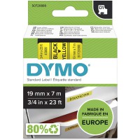 Ribbon DYMO D1 19mmX7m Black&Yellow